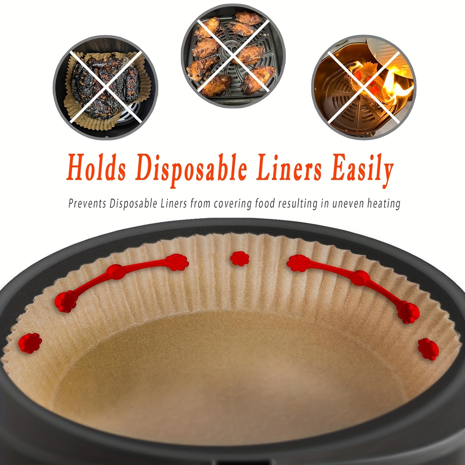 1/2Set Air Fryer Magnet Silico – Kitchen Paper For Baking recenzja i cena