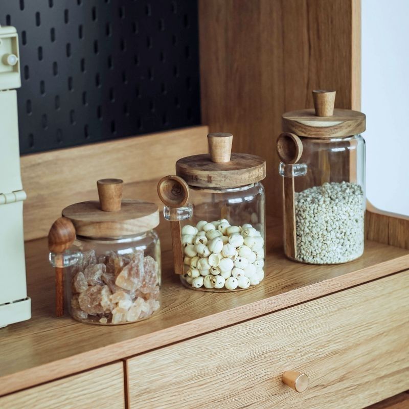Clear Glass Candy Snack Jar wi – Kitchen Bank recenzja i cena