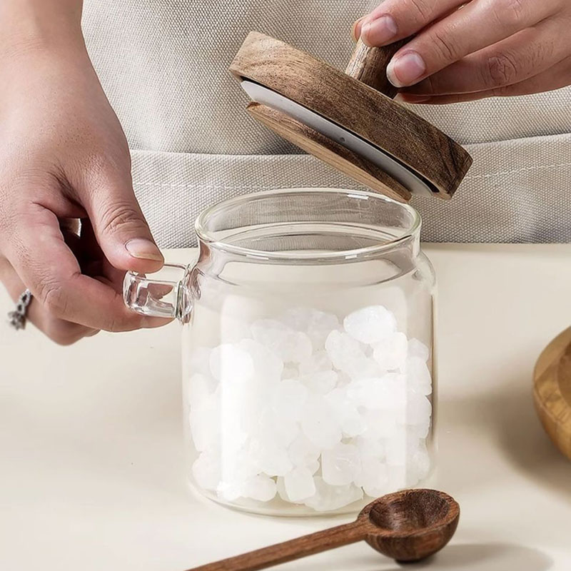 Clear Glass Candy Snack Jar wi – Kitchen Bank recenzja i cena