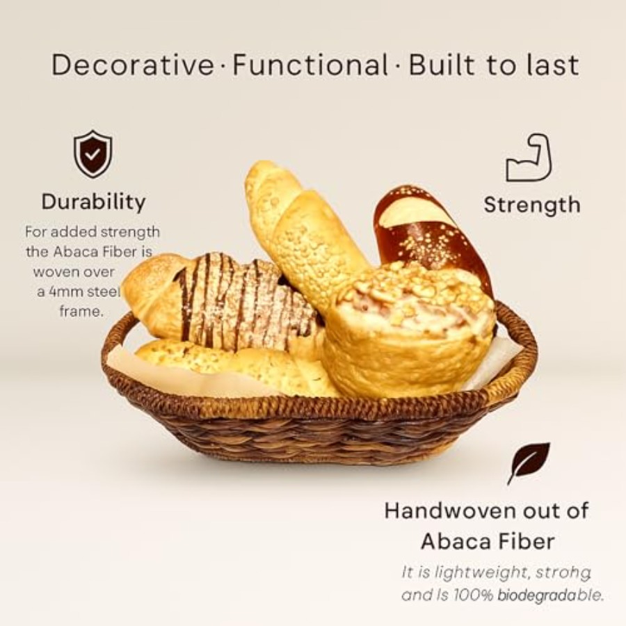 Handwoven Oval Wicker Baskets  – Kitchen Baking Mat recenzja i cena