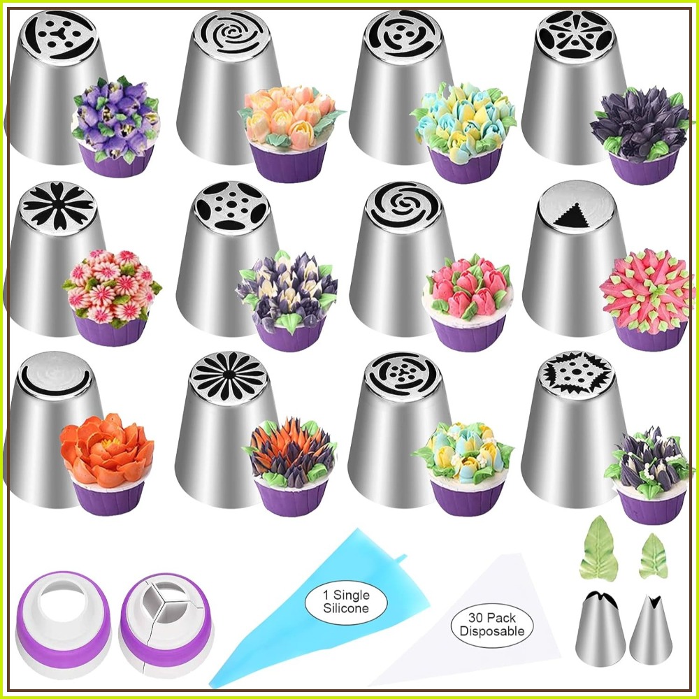 47 Pcs Russian Piping Tips Set – Decorating Tip Set recenzja i cena