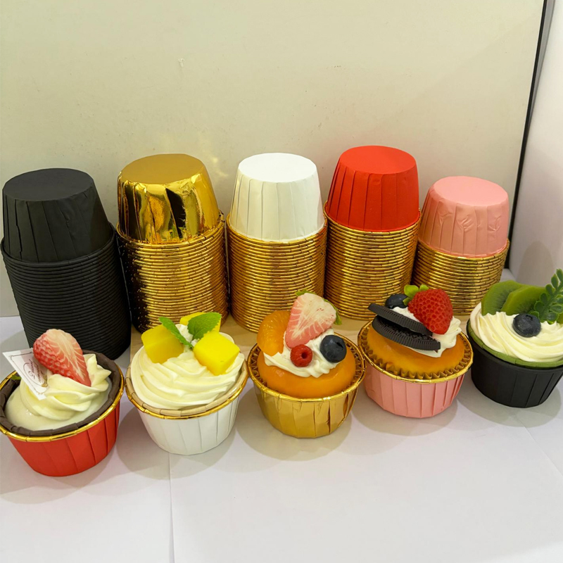 25Pcs Rolled Edge Cake Cups, W – Kitchen Paper For Baking recenzja i cena
