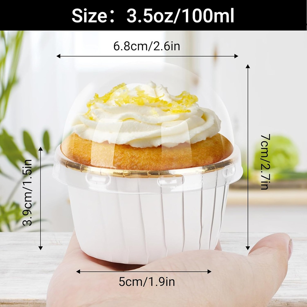 50 pcs Muffins Cup Paper Cupca – Kitchen Paper For Baking recenzja i cena
