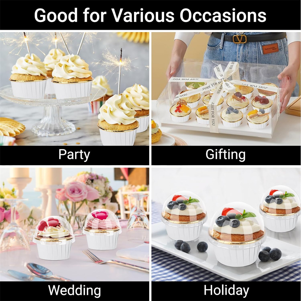 50 pcs Muffins Cup Paper Cupca – Kitchen Paper For Baking recenzja i cena
