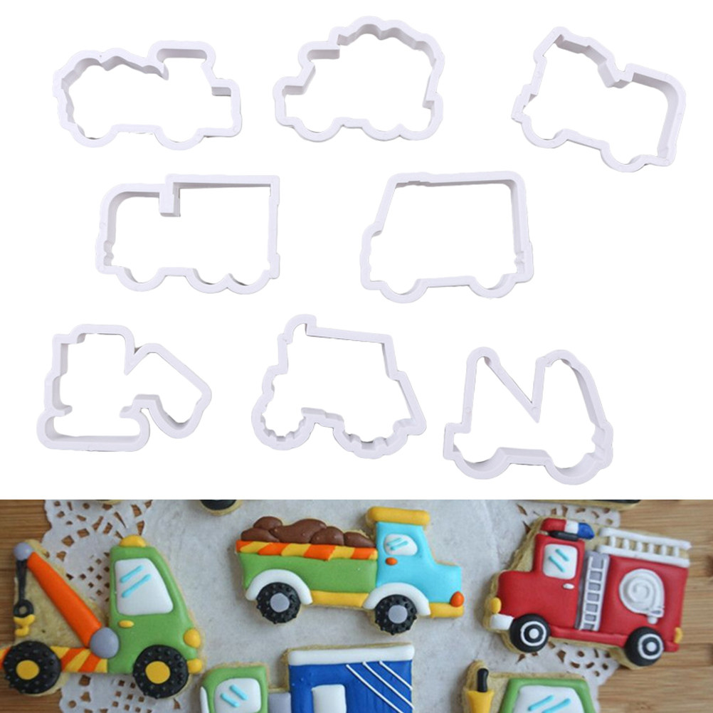 8Pcs Cute Car Design Plastic C – Kitchen Design For Baking recenzja i cena