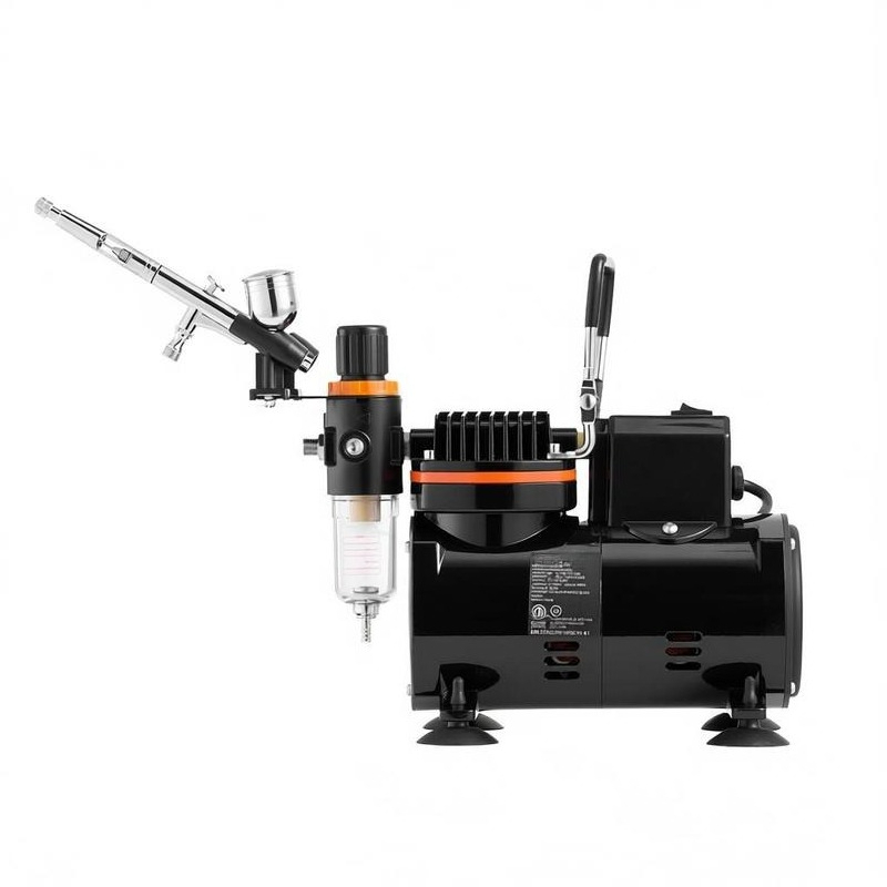 Airbrush Kit, 1/6 HP, Air Brus – Decorating Tip Set recenzja i cena