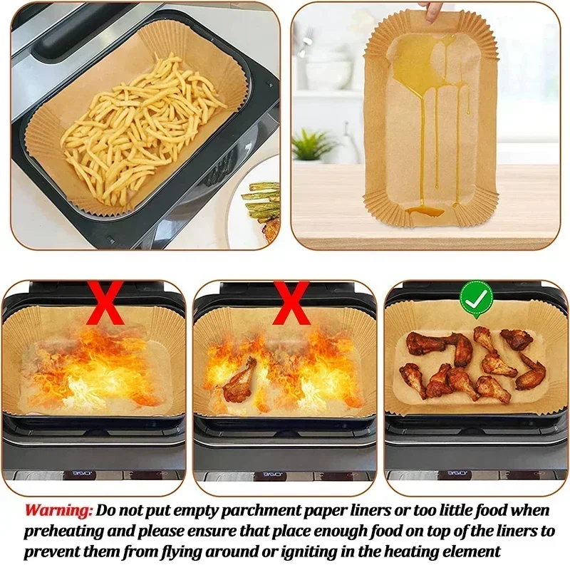 Disposable Air Fryer Paper Non – Kitchen Paper For Baking recenzja i cena