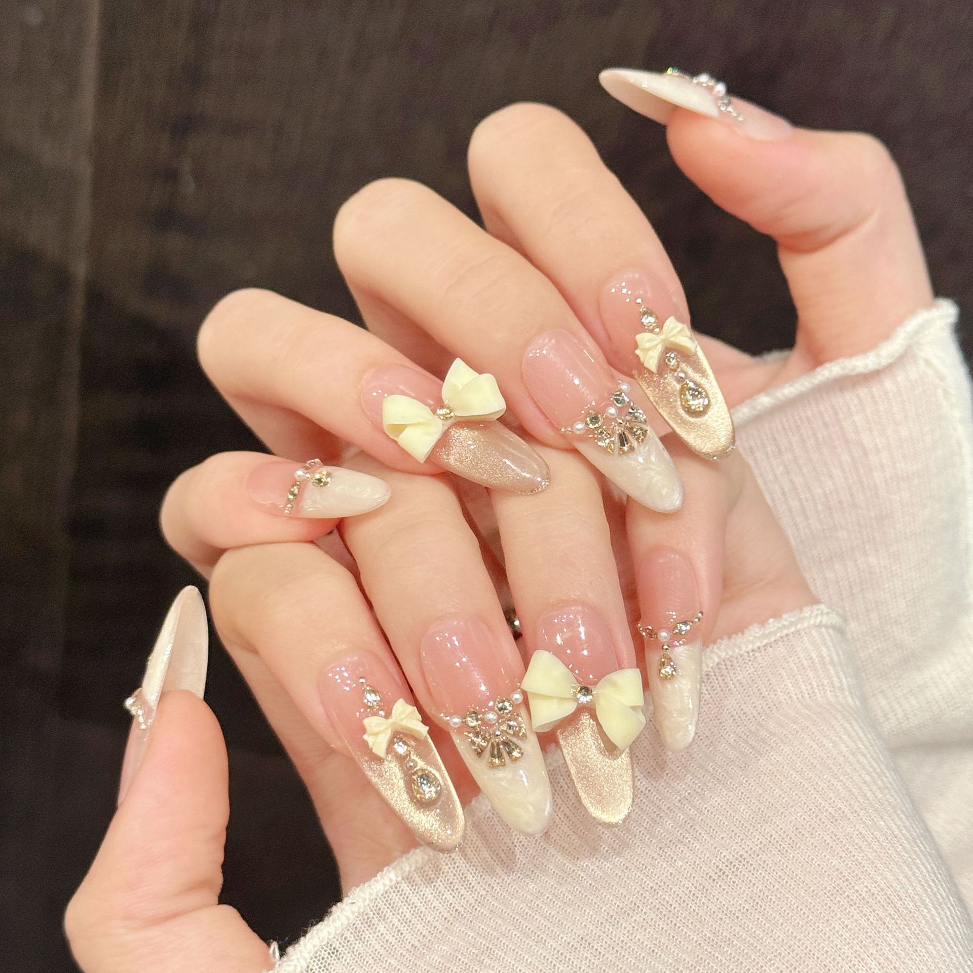 10pcs Handmade Press On Nails  – Decorating Tip Set recenzja i cena