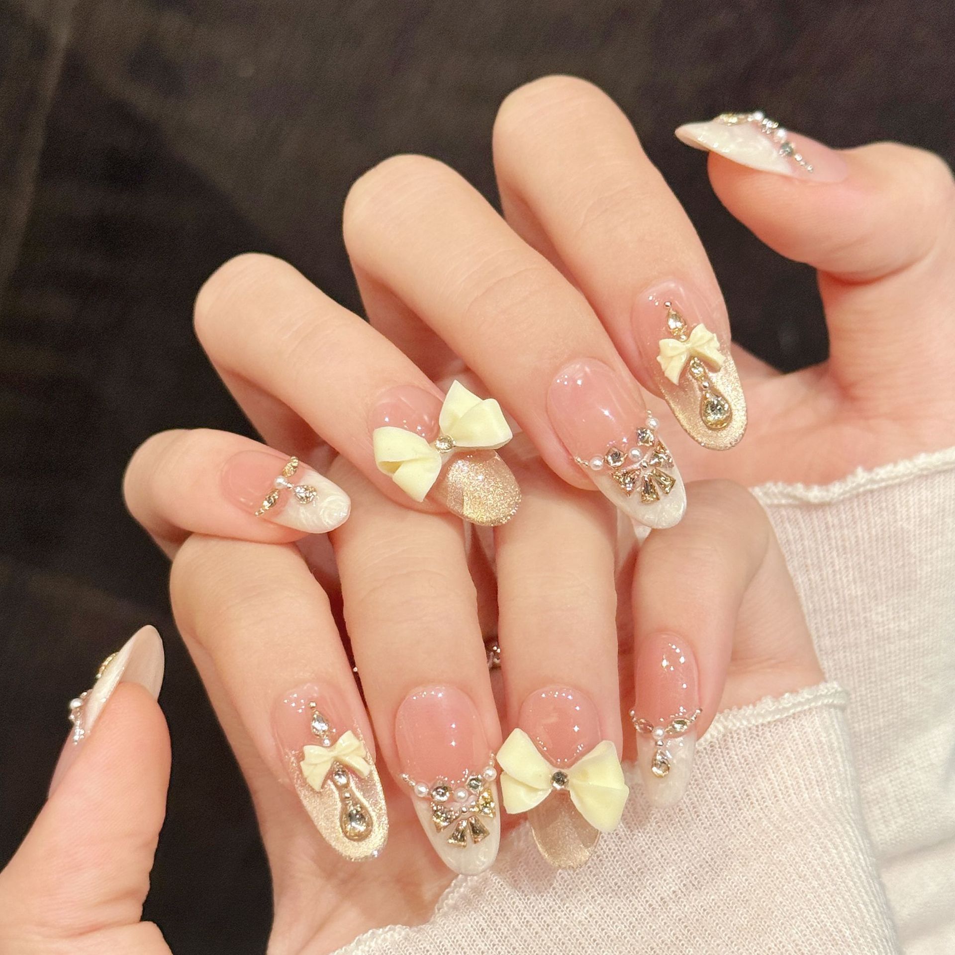 10pcs Handmade Press On Nails  – Decorating Tip Set recenzja i cena