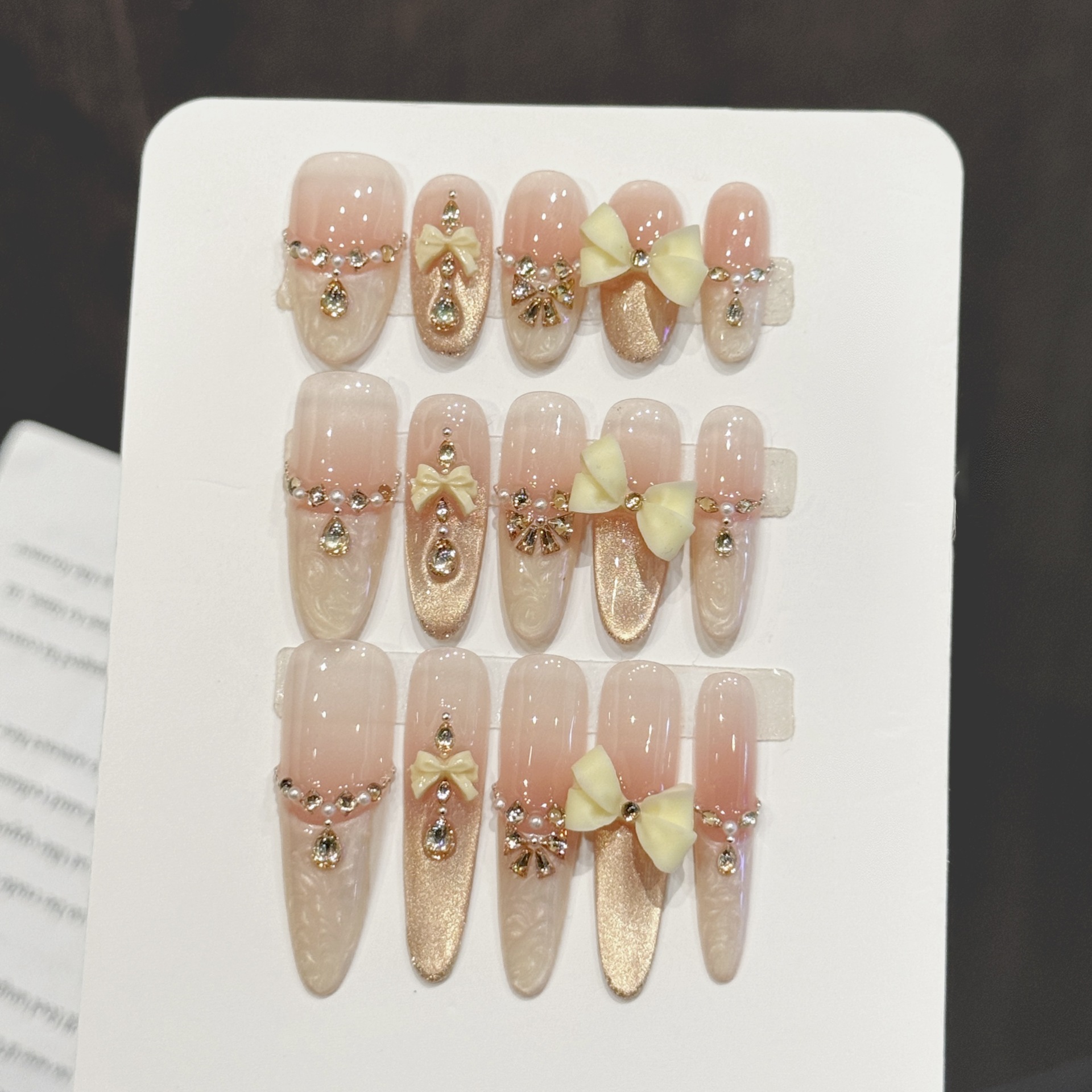 10pcs Handmade Press On Nails  – Decorating Tip Set recenzja i cena