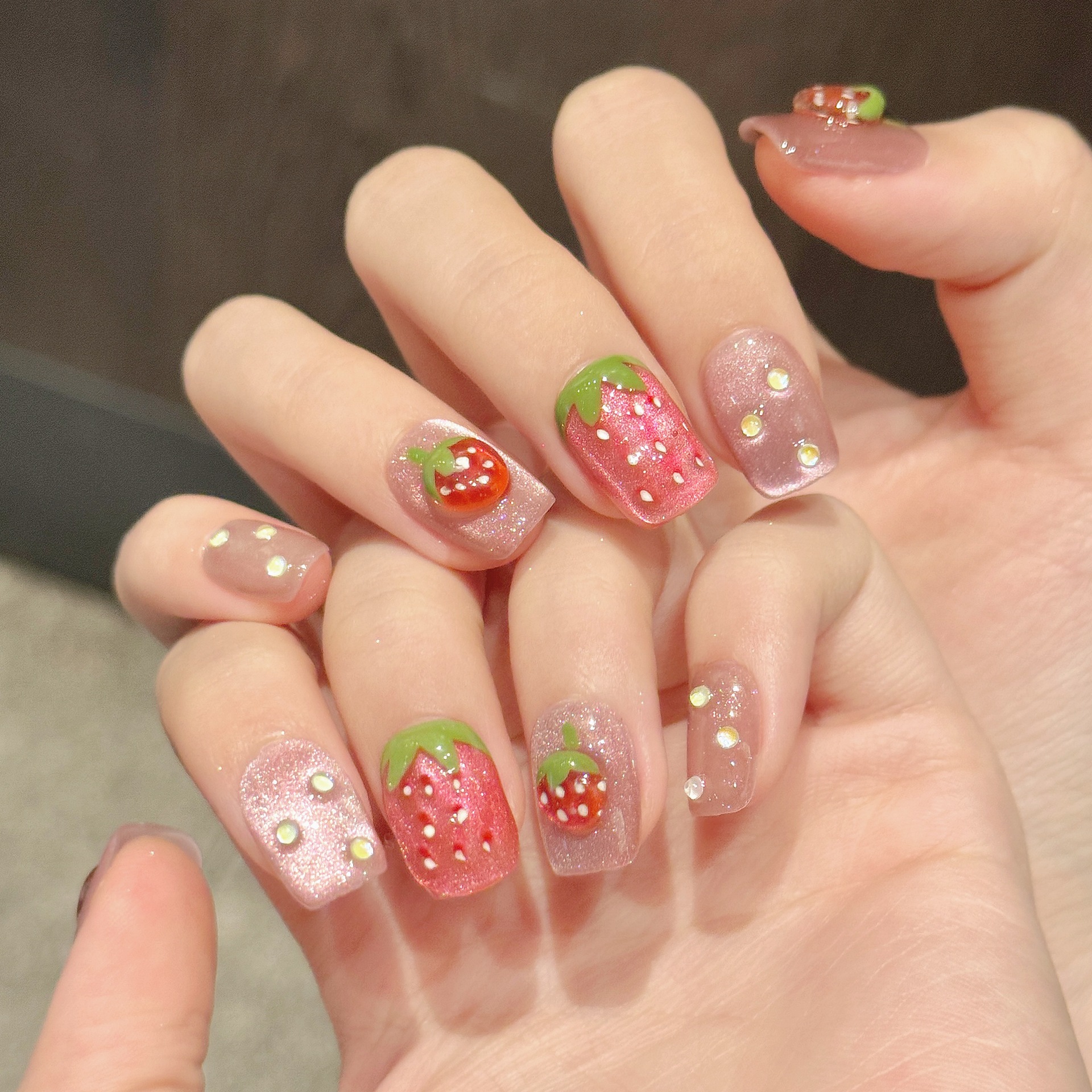 10pcs Handmade Press on Nails  – Decorating Tip Set recenzja i cena