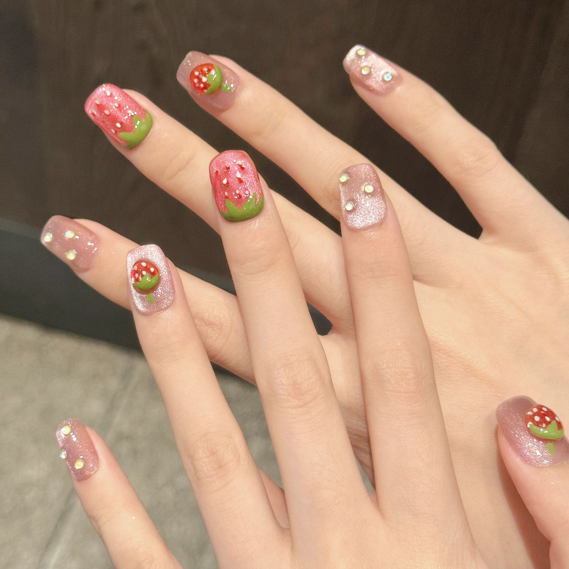10pcs Handmade Press on Nails  – Decorating Tip Set recenzja i cena