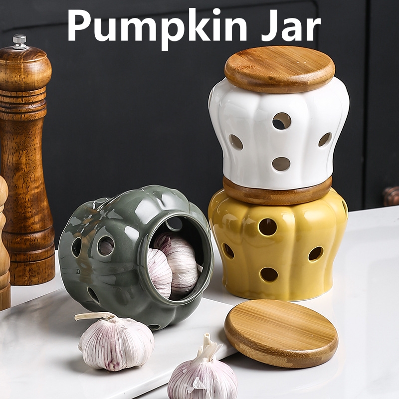 Pumpkin Jar with Lid Hollow Ou – Kitchen Bank recenzja i cena