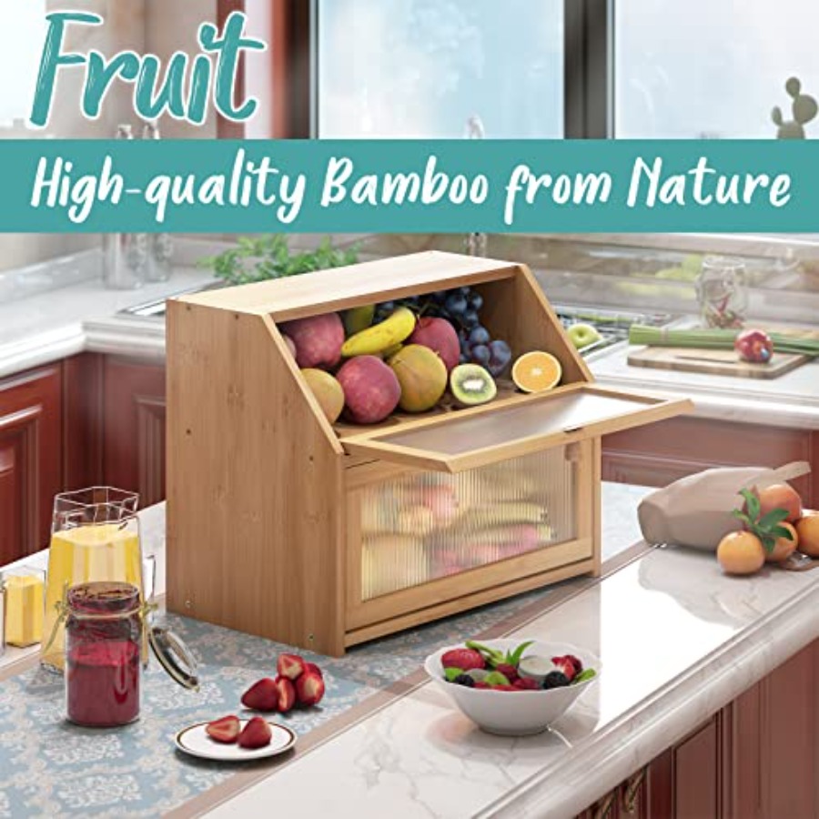 Bread Box for Kitchen Counter  – Kitchen Baking Mat recenzja i cena
