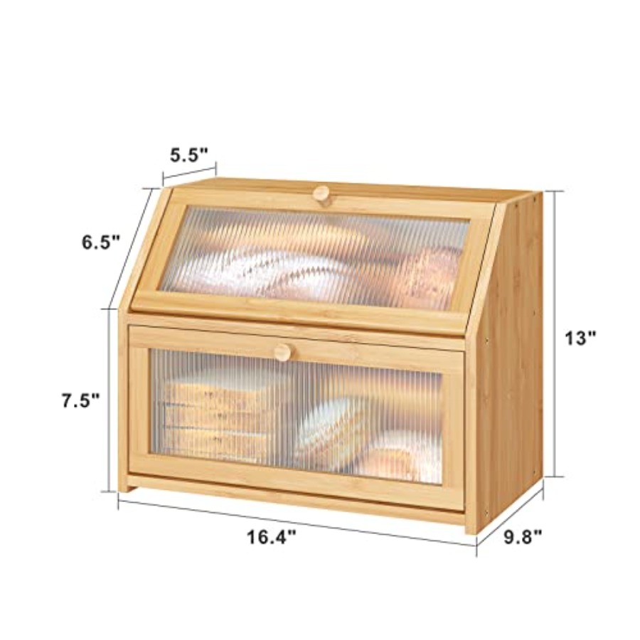 Bread Box for Kitchen Counter  – Kitchen Baking Mat recenzja i cena