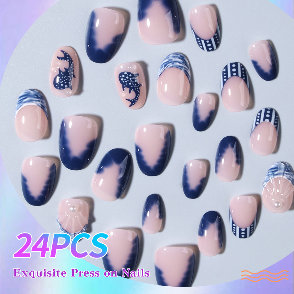 24pcs Almond 3d gel nails Whal – Decorating Tip Set recenzja i cena