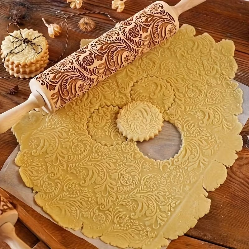1-5PCS Christmas Embossed Snow – Kitchen Roll Baking recenzja i cena