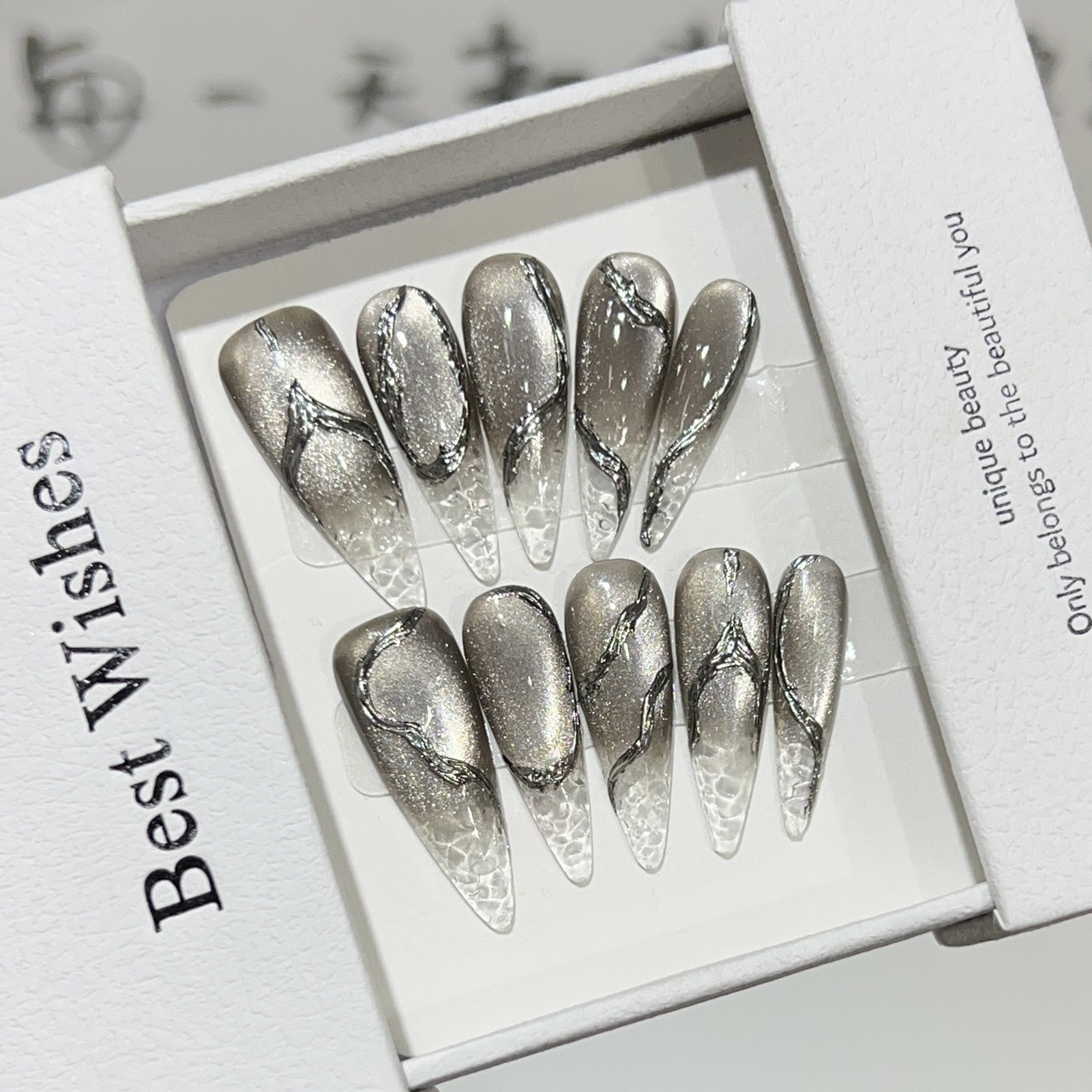 10pcs Halloween False Nails Re – Decorating Tip Set recenzja i cena