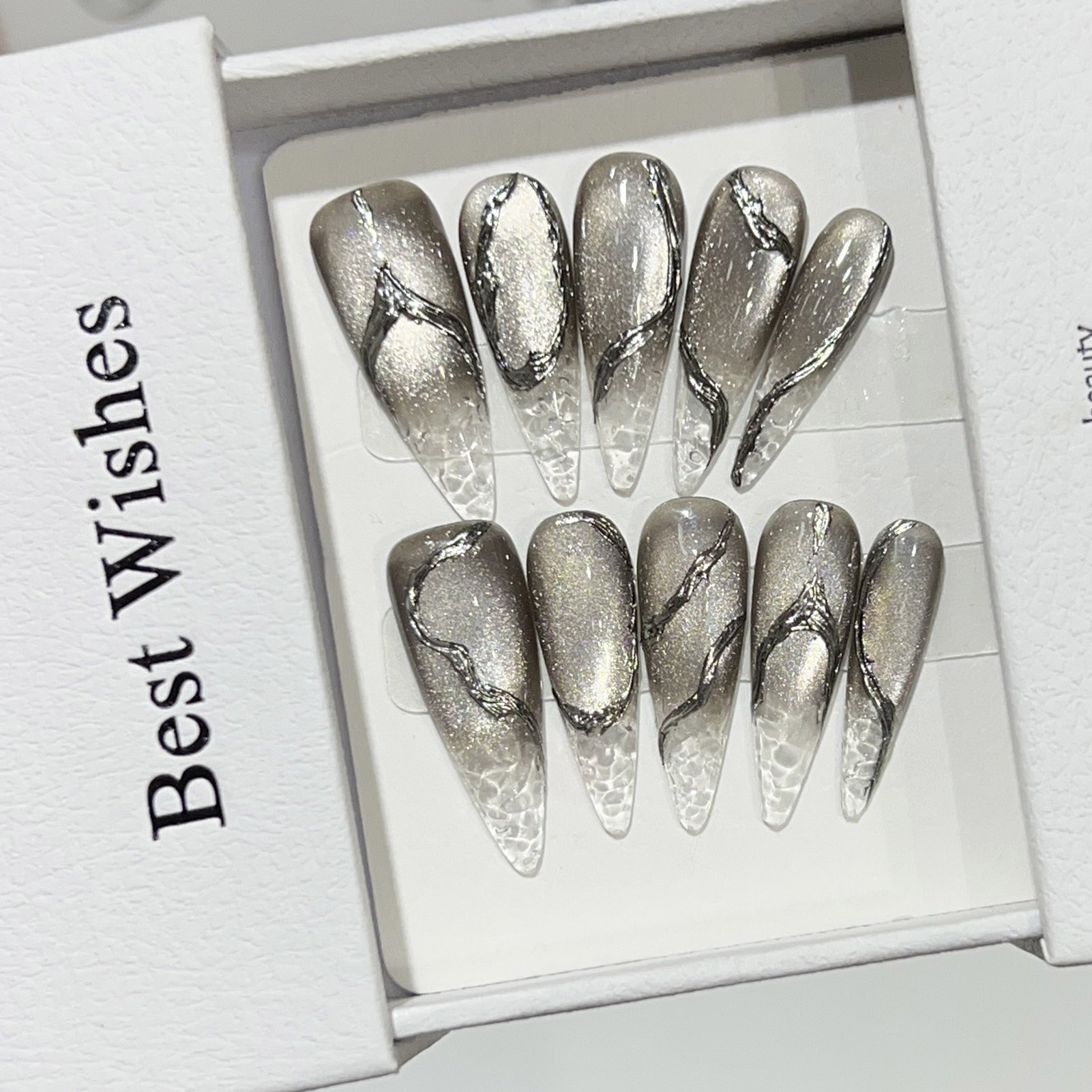 10pcs Halloween False Nails Re – Decorating Tip Set recenzja i cena