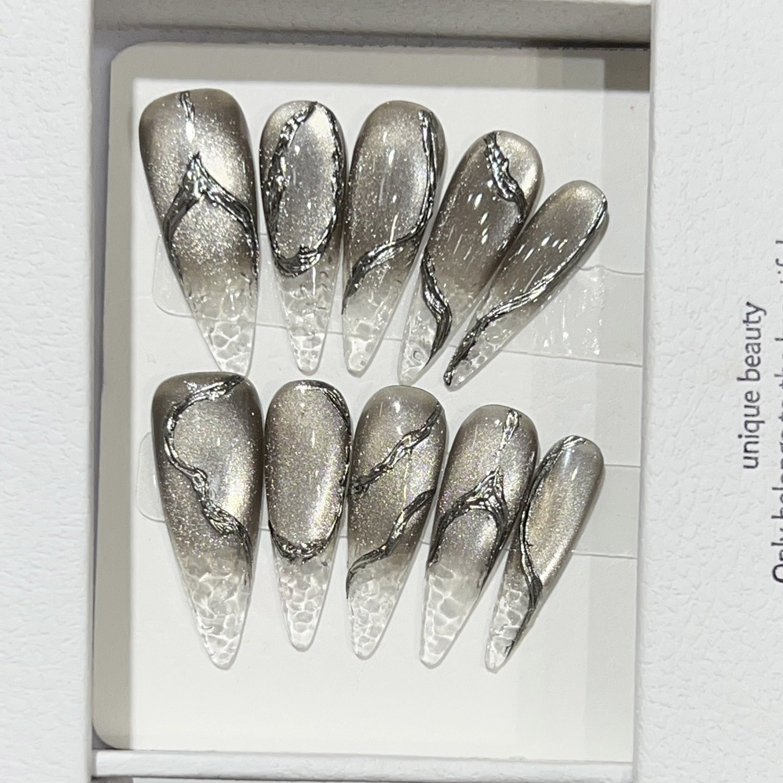 10pcs Halloween False Nails Re – Decorating Tip Set recenzja i cena