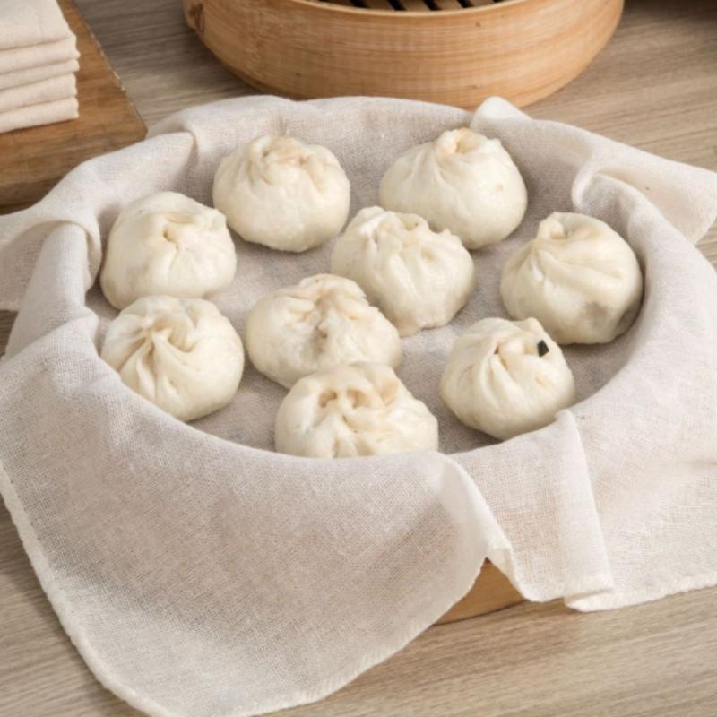3Pcs Round Pure Cotton Steamer – Kitchen Baking Mat recenzja i cena