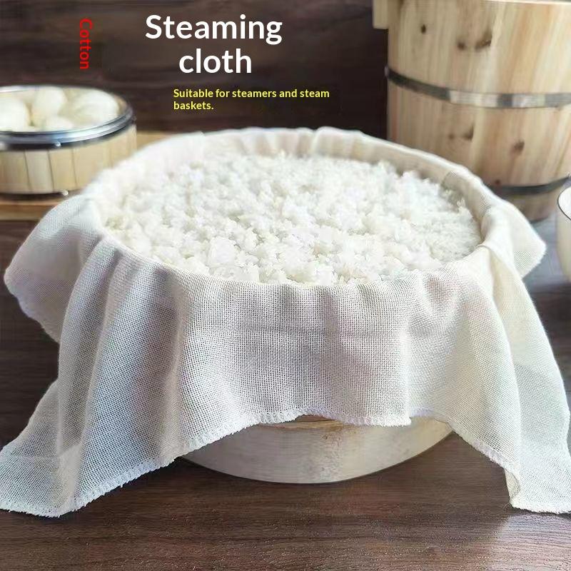3Pcs Round Pure Cotton Steamer – Kitchen Baking Mat recenzja i cena