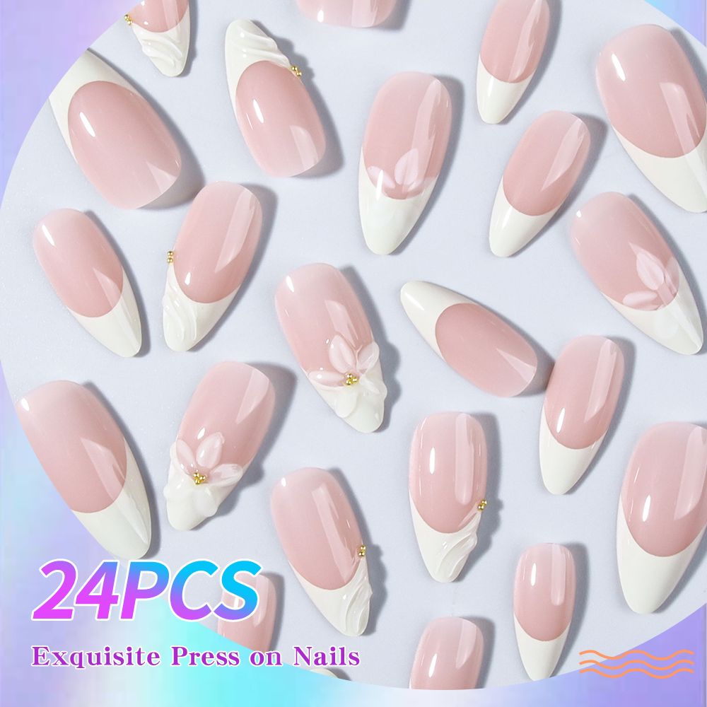24pcs Almond 3d gel nails Whal – Decorating Tip Set recenzja i cena