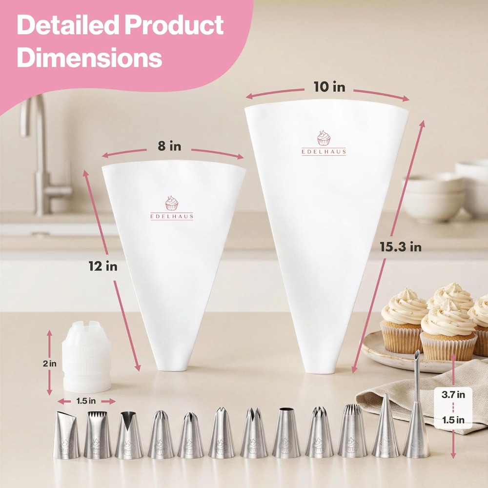 Piping Bags and Tips Set – Reu – Decorating Tip Set recenzja i cena