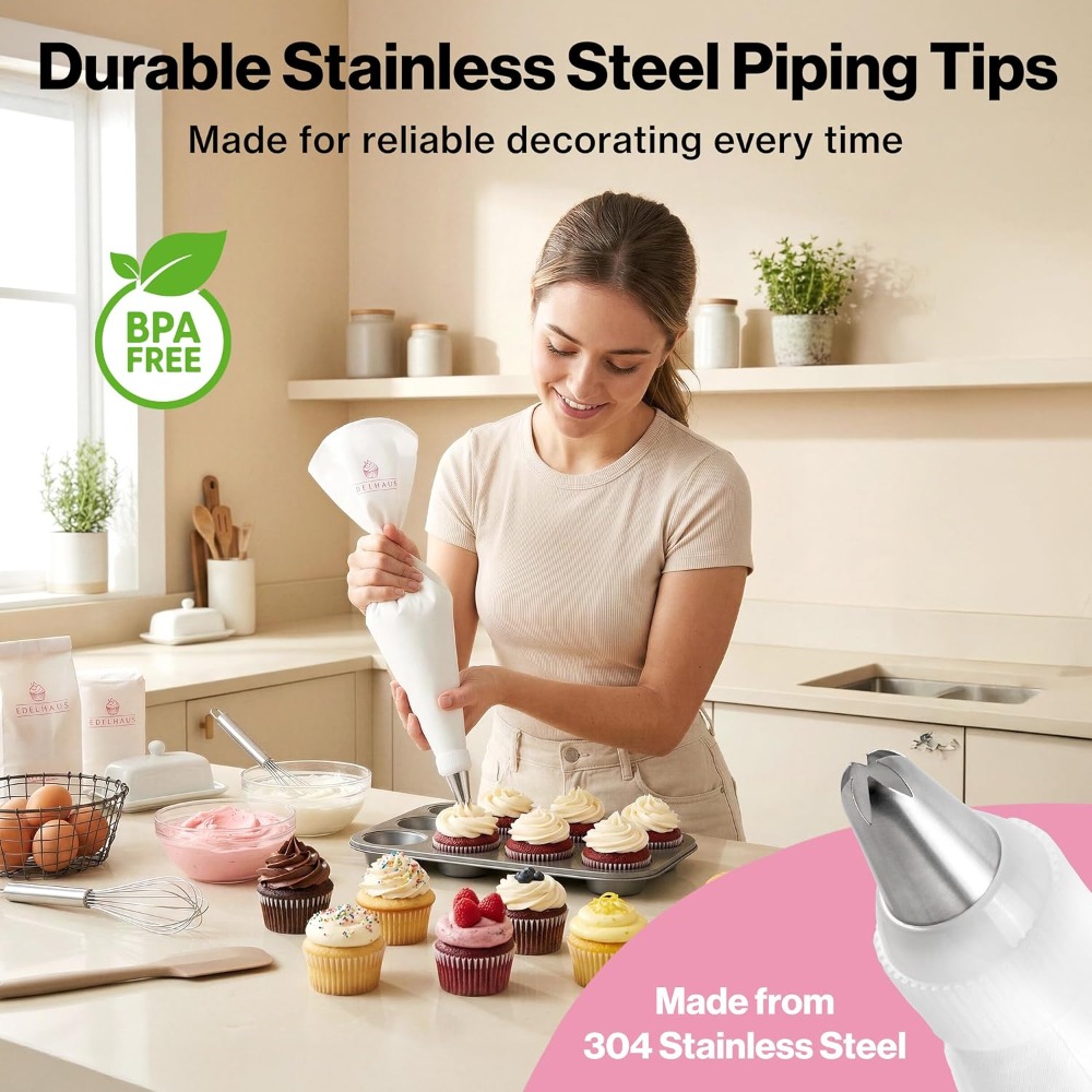 Piping Bags and Tips Set – Reu – Decorating Tip Set recenzja i cena