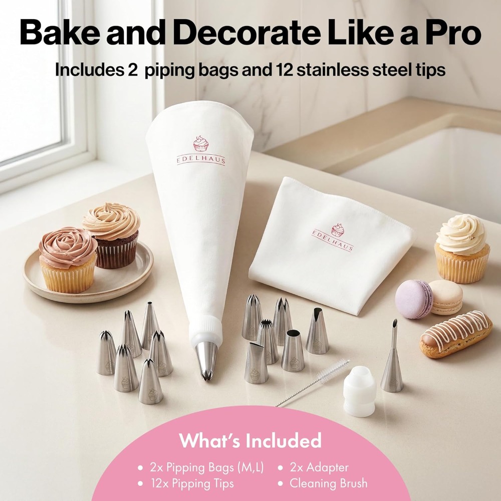 Piping Bags and Tips Set – Reu – Decorating Tip Set recenzja i cena