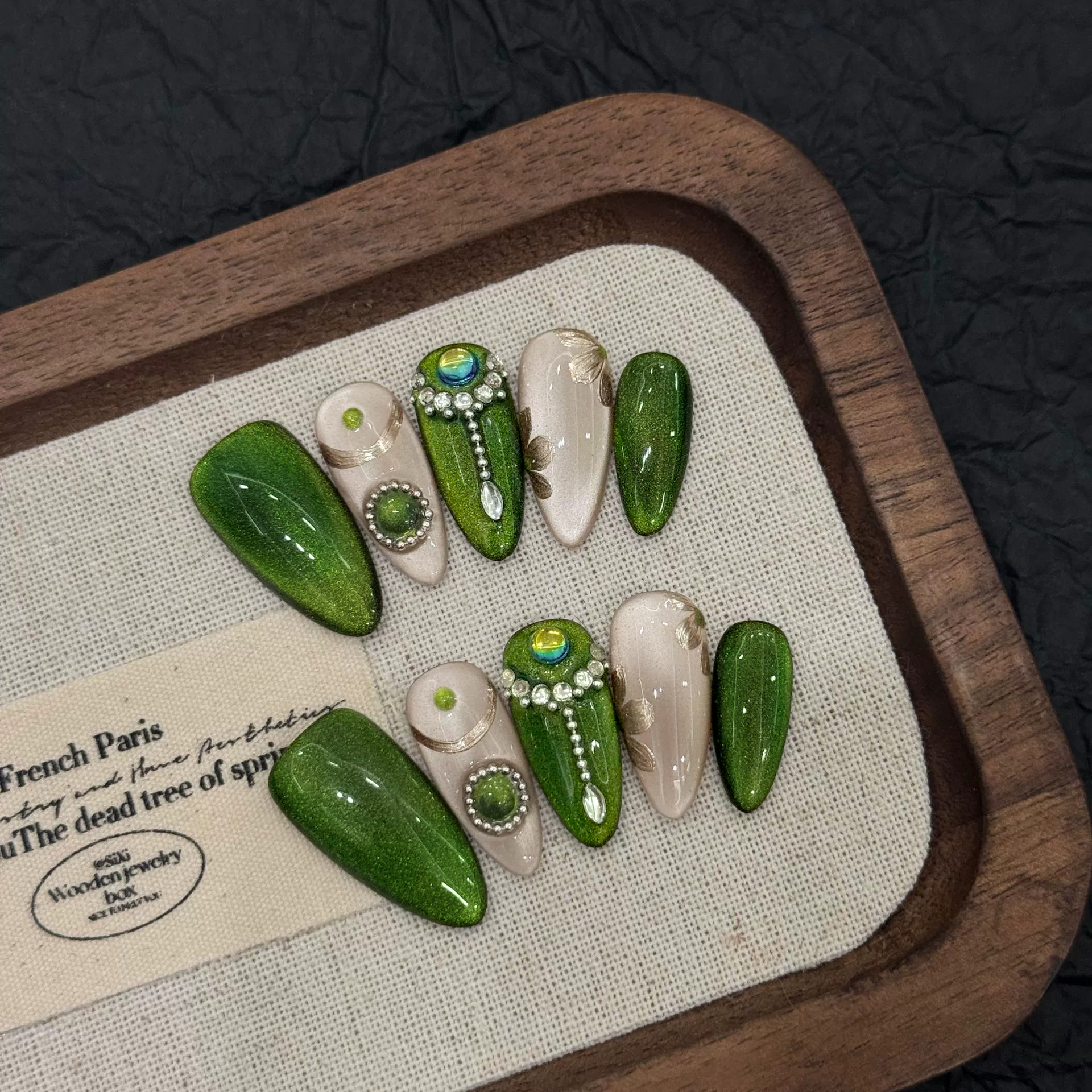 10pcs Handmade Press on Nails  – Decorating Tip Set recenzja i cena