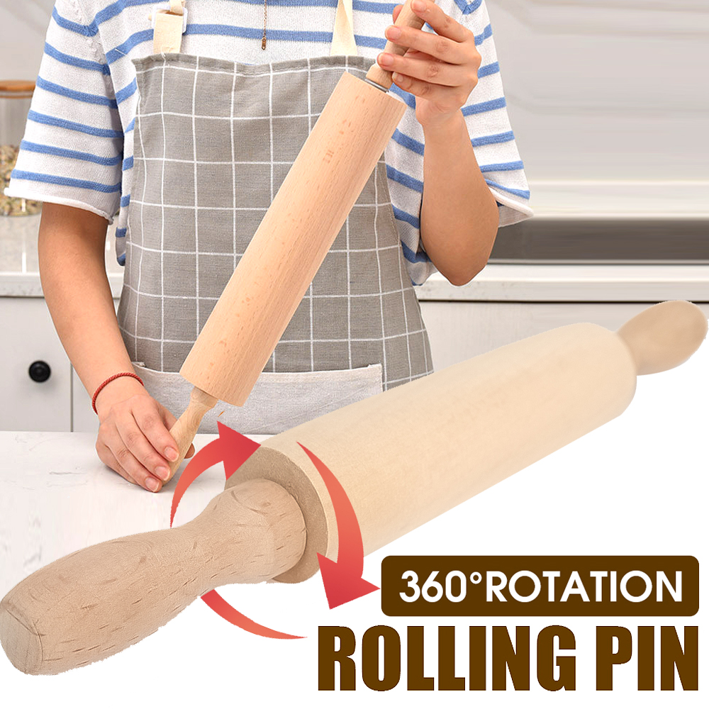 1Pcs Wooden Rolling Pin Househ – Kitchen Roll Baking recenzja i cena