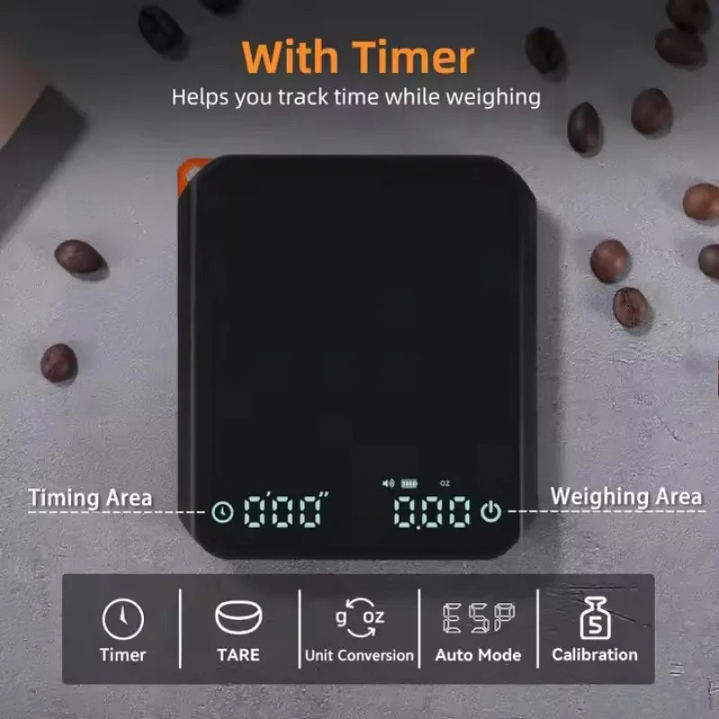 KitchenMini Coffee Scale with  – Kitchen Baking Timer recenzja i cena