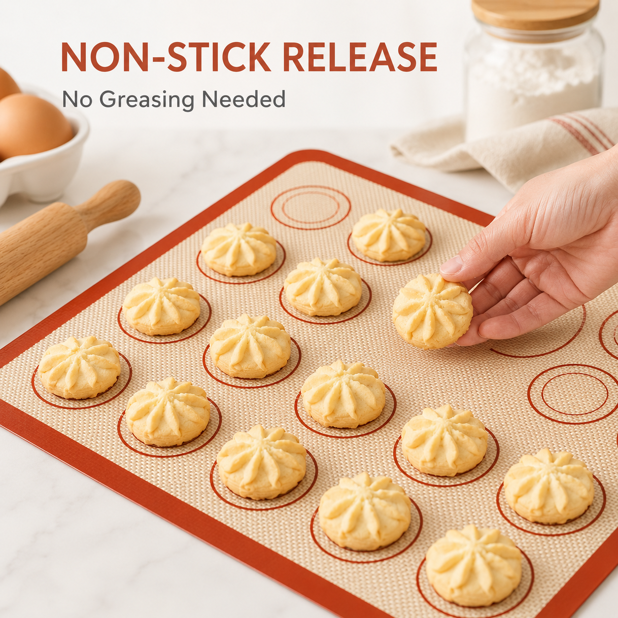 Non Stick Silicone Baking Mat  – Kitchen Roll Baking recenzja i cena