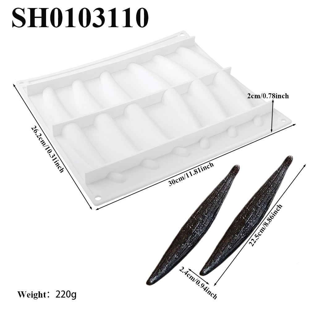 1 or 6 or 10-Cell Vanilla Pod  – Kitchen Design For Baking recenzja i cena