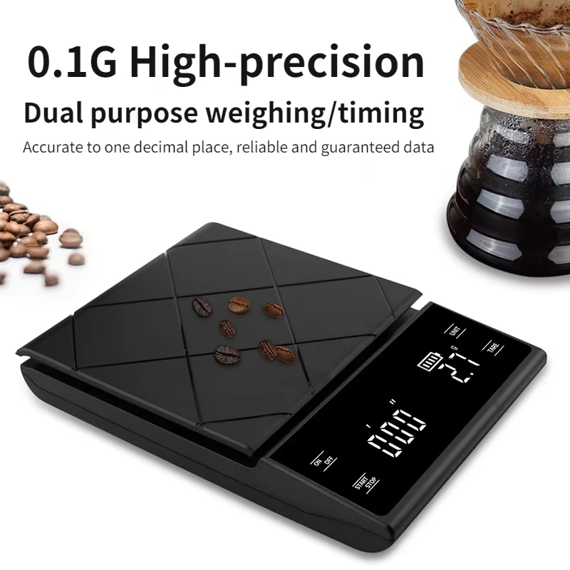3kg/0.1g Coffee Scale With Tim – Kitchen Baking Timer recenzja i cena