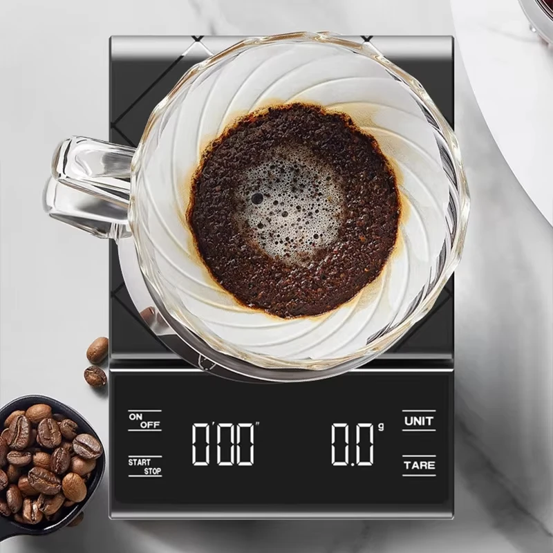 3kg/0.1g Coffee Scale With Tim – Kitchen Baking Timer recenzja i cena