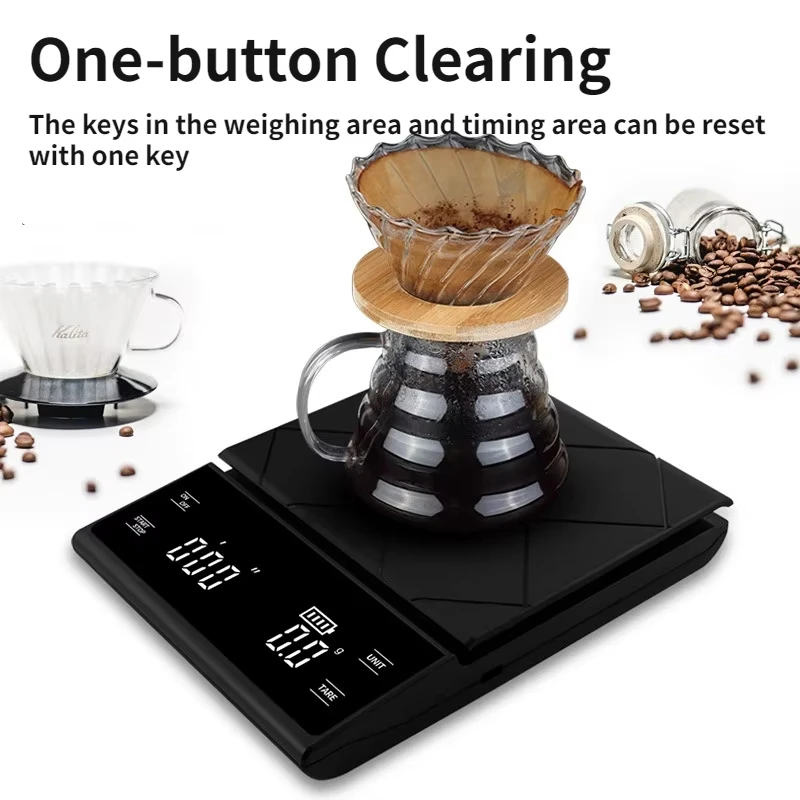 3kg/0.1g Coffee Scale With Tim – Kitchen Baking Timer recenzja i cena
