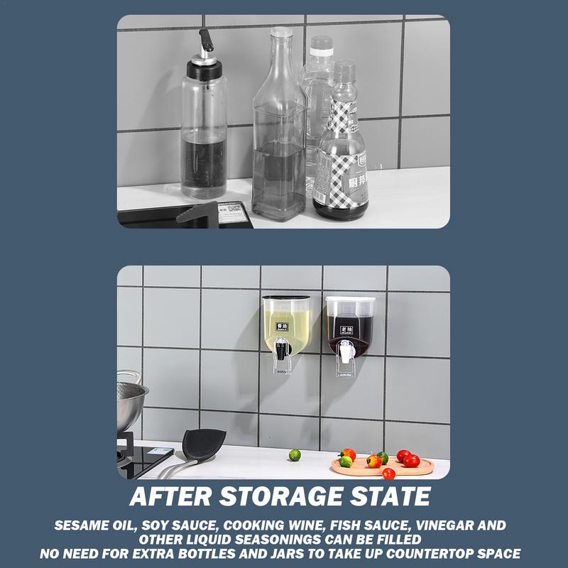 Vinegar And Oil Dispenser Wall – Kitchen Bank recenzja i cena