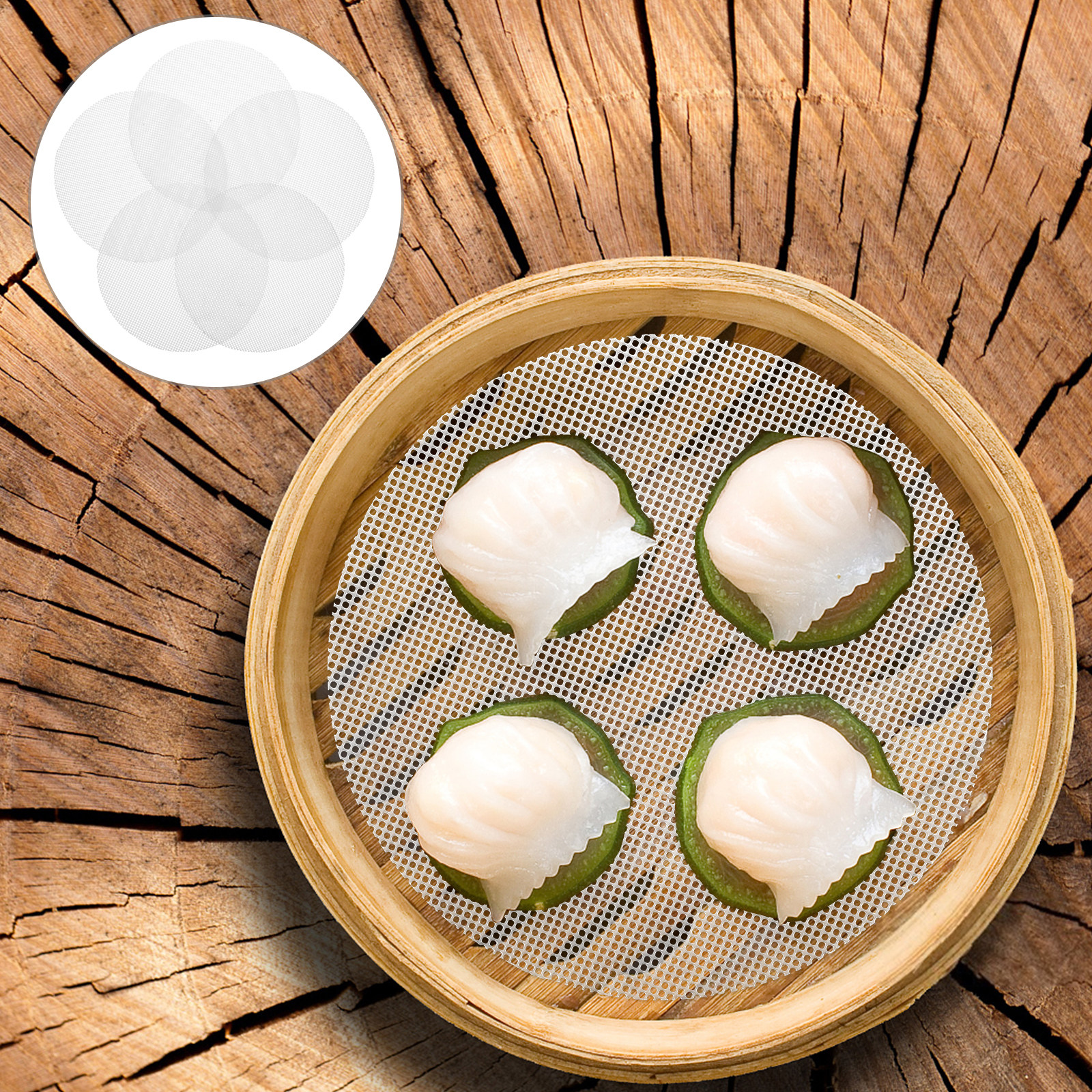5Pcs Round Silicone Gel Steame – Kitchen Baking Mat recenzja i cena
