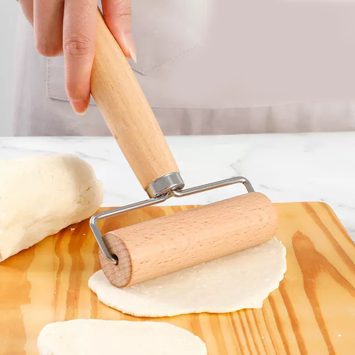 1PC Rolling pin; wooden baking – Kitchen Roll Baking recenzja i cena