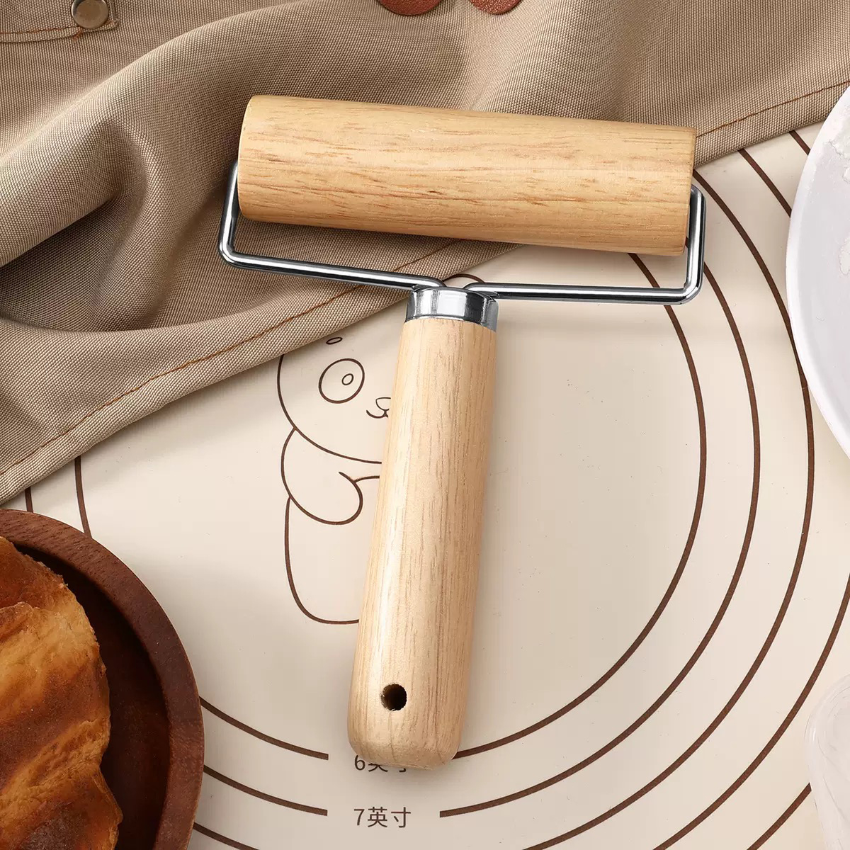 1PC Rolling pin; wooden baking – Kitchen Roll Baking recenzja i cena
