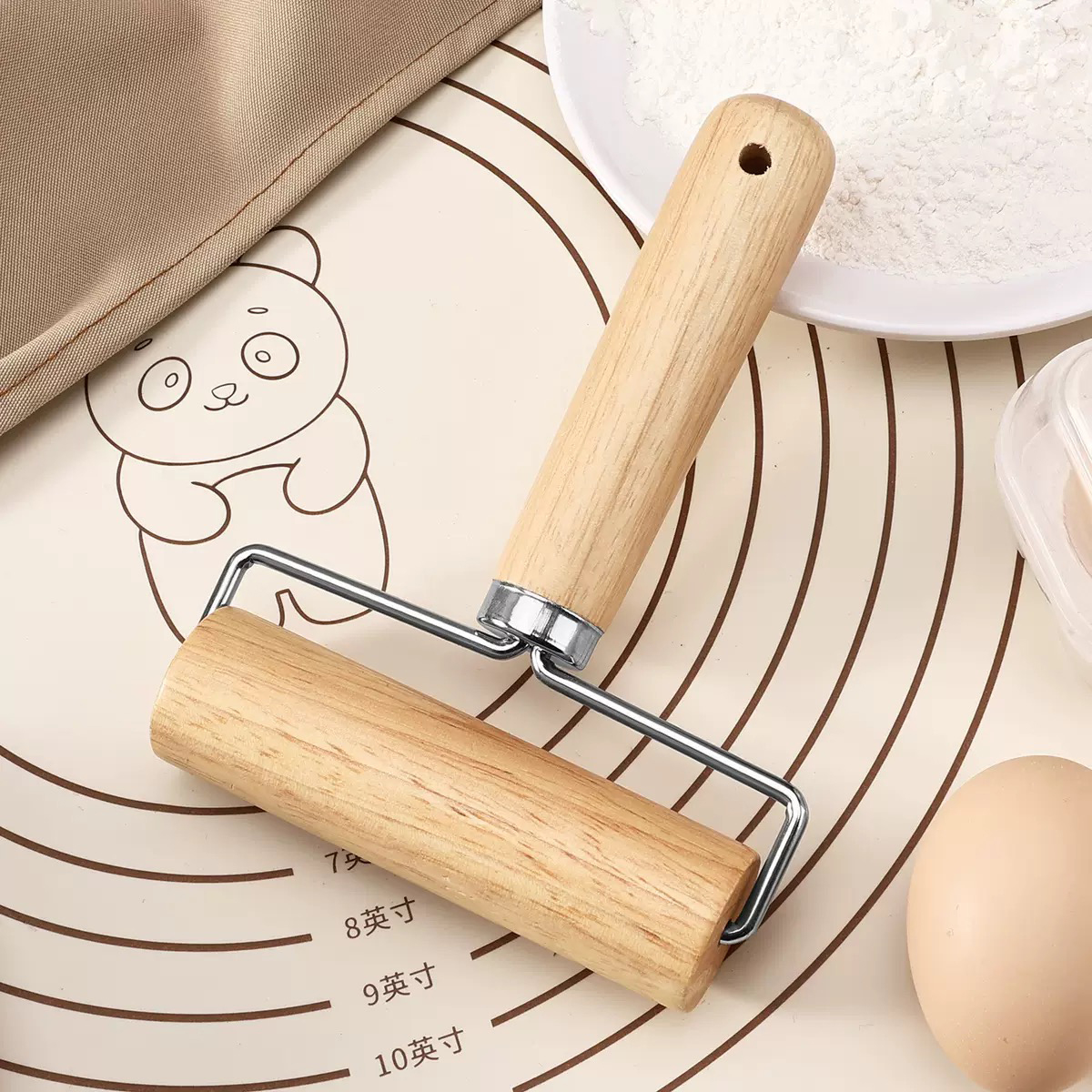 1PC Rolling pin; wooden baking – Kitchen Roll Baking recenzja i cena