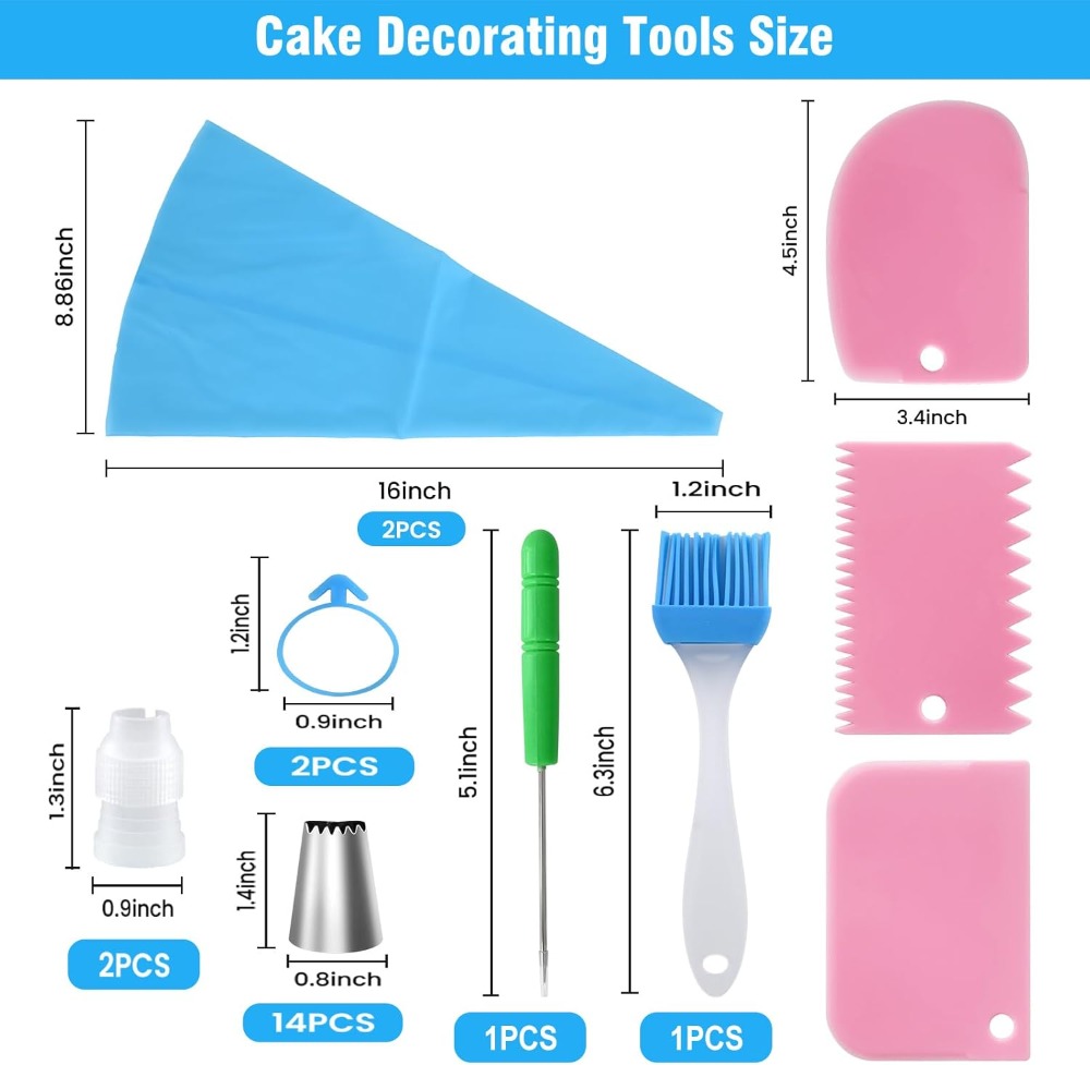 Reusable Piping Bags & Tips Se – Decorating Tip Set recenzja i cena
