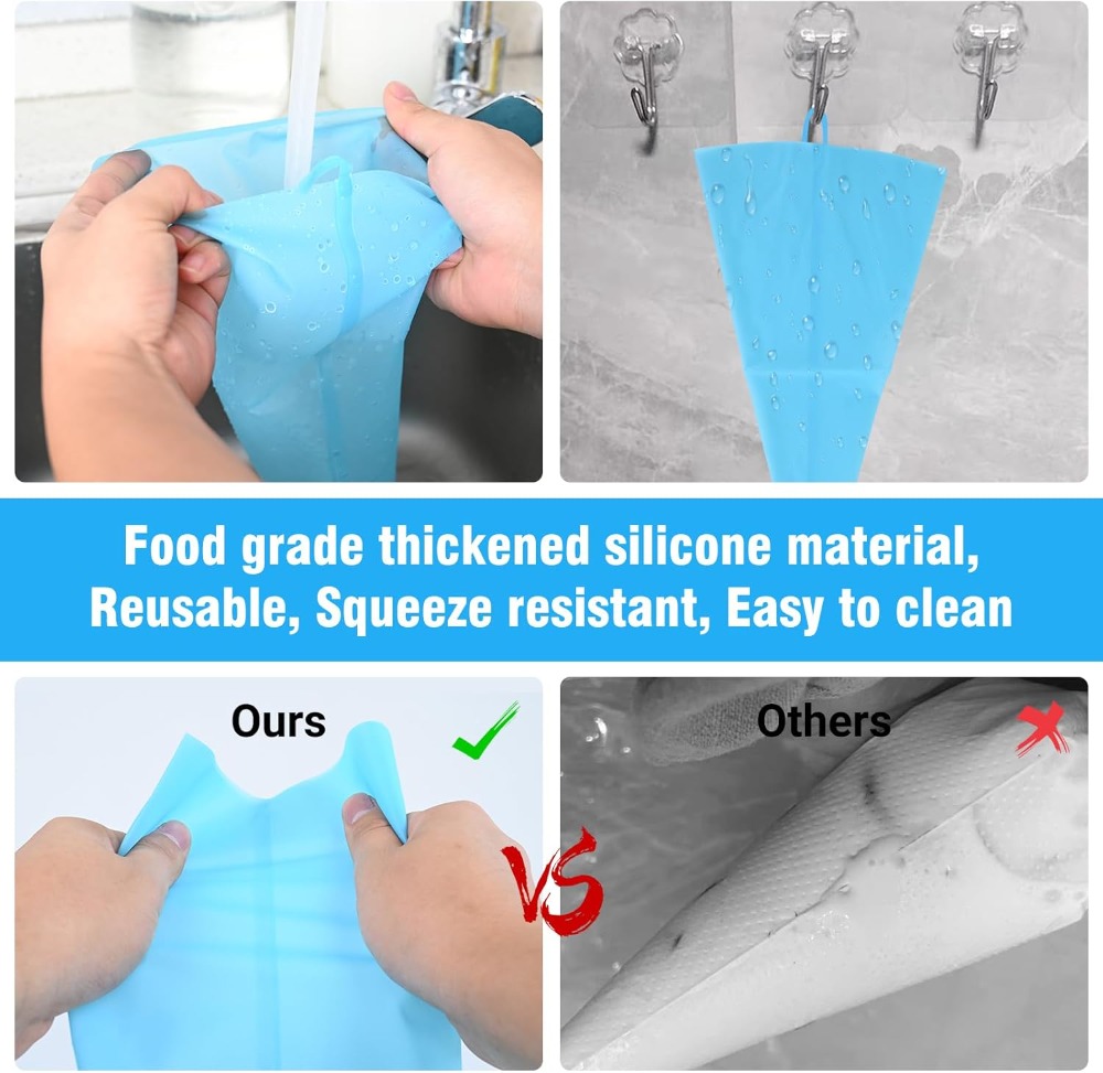 Reusable Piping Bags & Tips Se – Decorating Tip Set recenzja i cena