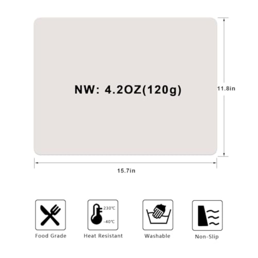 Silicone Placemats, Food-Grade – Kitchen Baking Mat recenzja i cena
