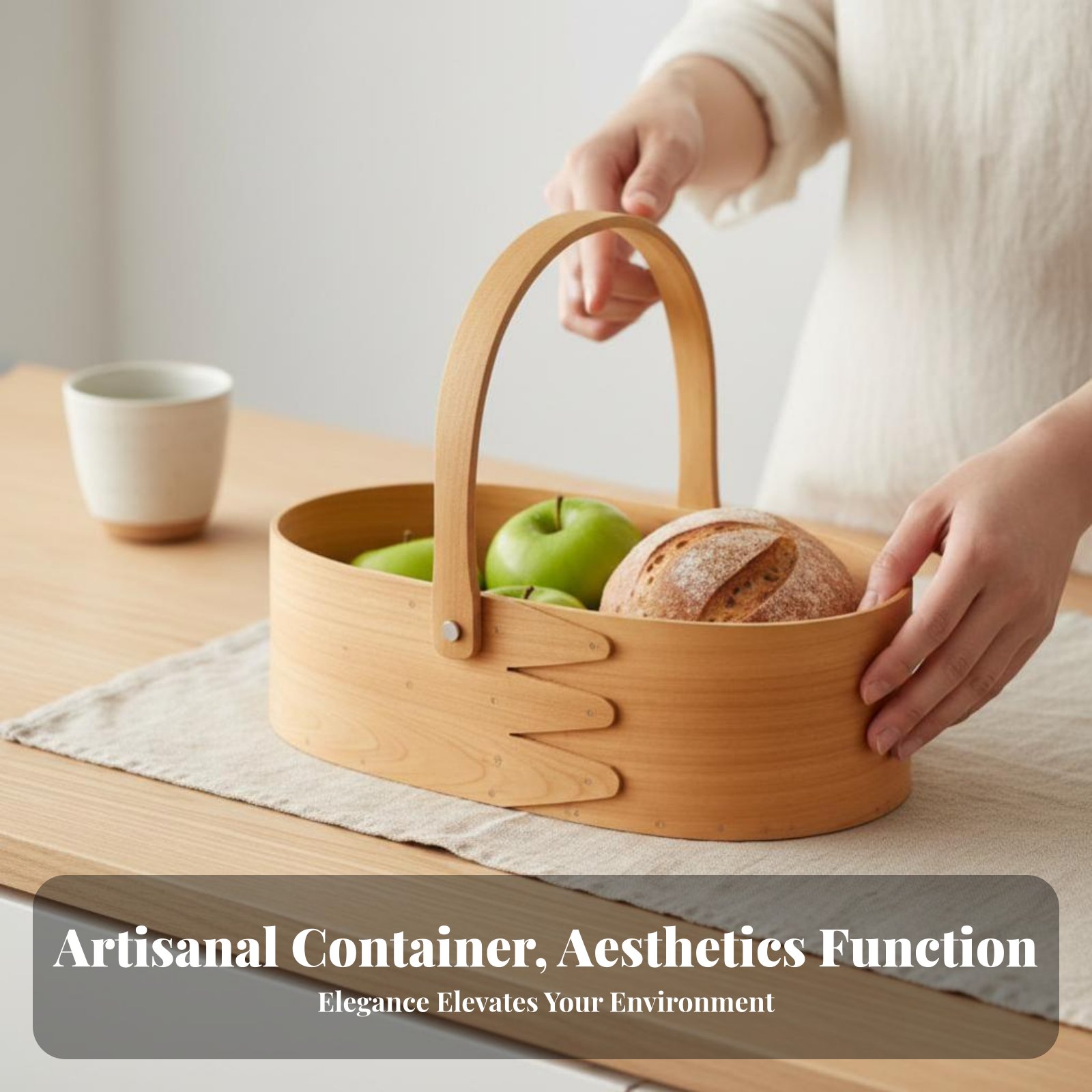 Handled Wood Chip Container Ja – Kitchen Design For Baking recenzja i cena