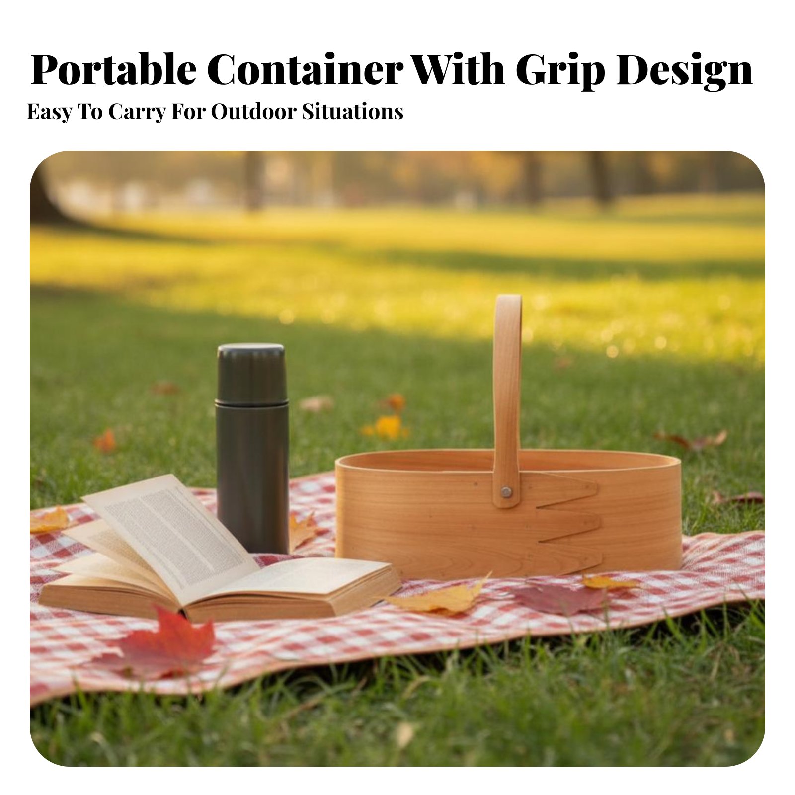 Handled Wood Chip Container Ja – Kitchen Design For Baking recenzja i cena